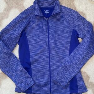 Tek Gear Women's Heathered Purple/Blue Zip-Up Jacket